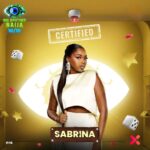 BBNaija: Sabrina Leaves Big Brother Naija House Over Medical Emergency